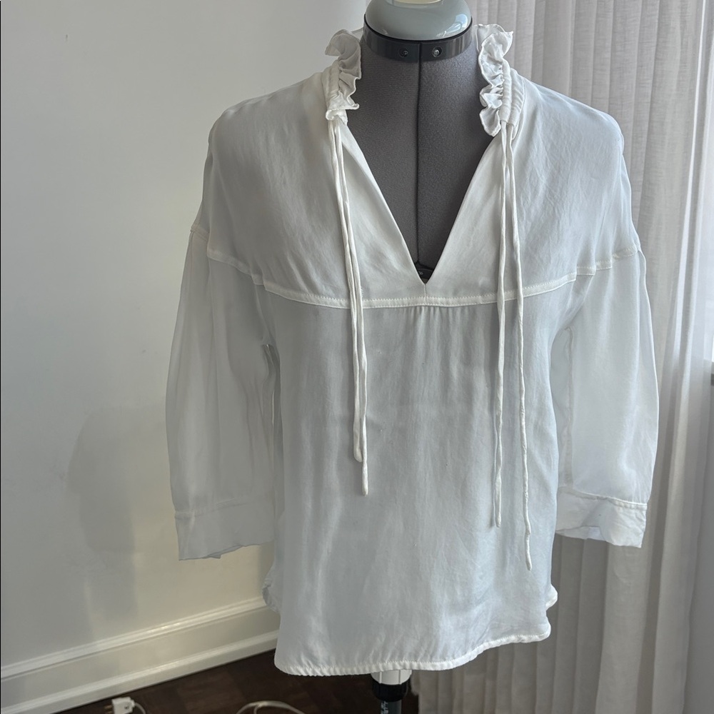 Ruffle Blouse SANDRO